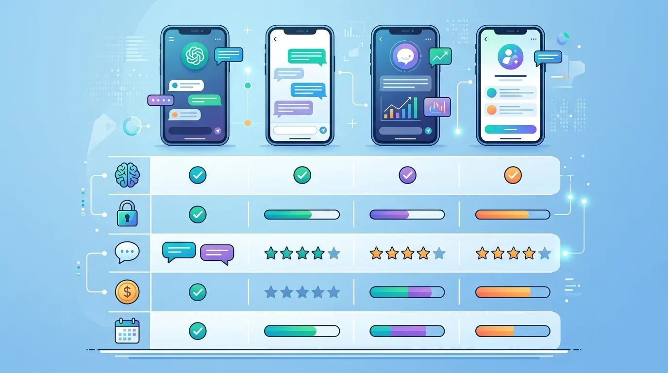 KI-Freundin mit bestem Gedächtnis 2026 — Vergleich